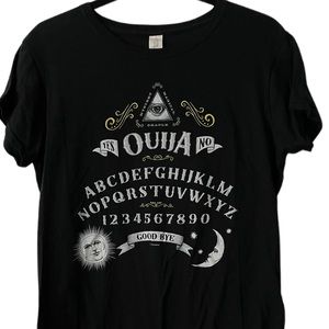 OUJIA Black Tee Size XL From Hot Topic Womens